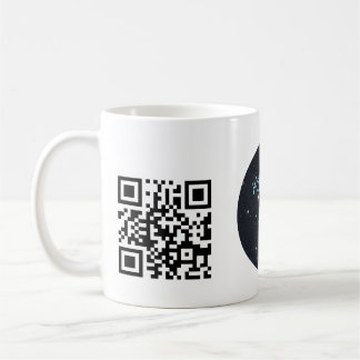 Custom Business Logo with QR code  コーヒーマグカップ