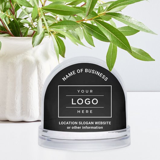 Custom Business Name and Logo Black Branded