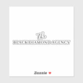 Custom Business Name | Company Branded Logo シール (シート)