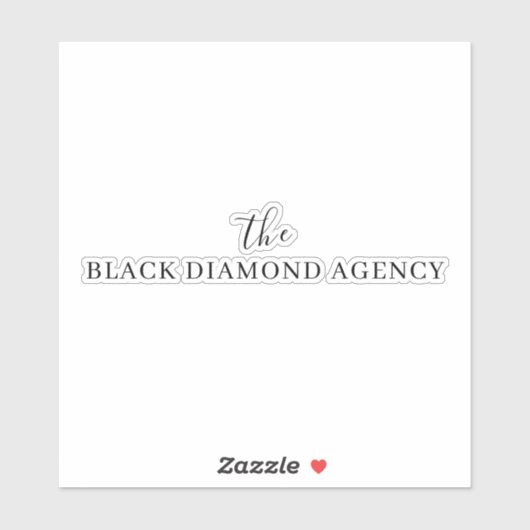 Custom Business Name | Company Branded Logo シール (シート)