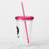 Custom Business Name Logo Acrylic Tumbler アクリルタンブラー (左)