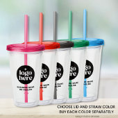 Custom Business Name Logo Acrylic Tumbler アクリルタンブラー