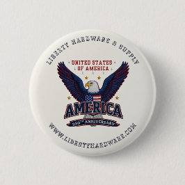 Custom Business Promo Button USA 250 Name 缶バッジ
