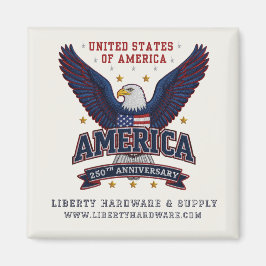 Custom Business Promo Magnet USA 250 Name マグネット