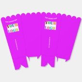 Custom Business Promotional Branded Popcorn Boxes フェイバーボックス (見開き)