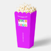 Custom Business Promotional Branded Popcorn Boxes フェイバーボックス (はじけた状態)
