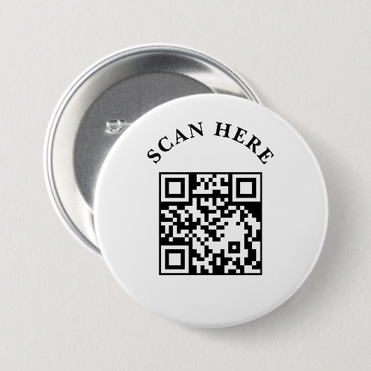 Custom Business QR Code Marketing Button 缶バッジ (正面&裏面)