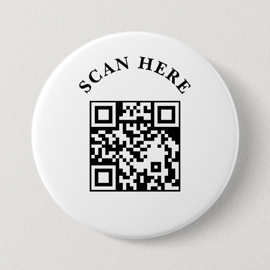 Custom Business QR Code Marketing Button 缶バッジ (正面)