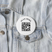 Custom Business QR Code Marketing Button 缶バッジ (インサイチュ)