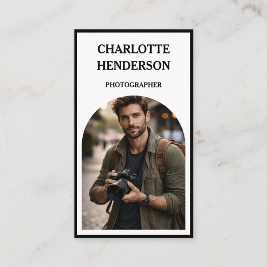 Custom Business Review QR Code Logo 名刺 (正面)