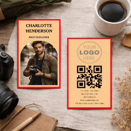 Custom Business Review QR Code Logo 名刺