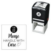 Custom Business Stamp – Please Handle With Care セルフインキングスタンプ (インサイチュ)