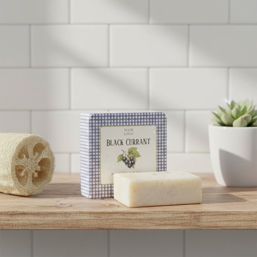 Custom Business Sticker for Handmade Soap スクエアシール