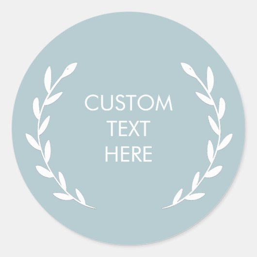 custom business stickers, Custom Round Stickers ラウンドシール (正面)