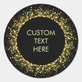 custom business stickers, Custom Round Stickers ラウンドシール (正面)