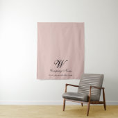 Custom Business Table Runner Banner Elegant Script タペストリー (インサイチュ)
