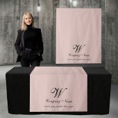 Custom Business Table Runner Banner Elegant Script タペストリー