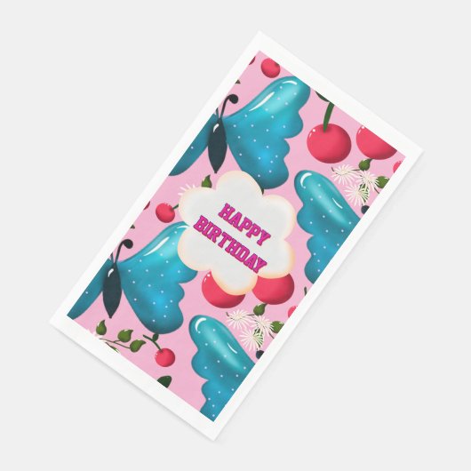 Custom butterfly birthday party matching set (コーナー)