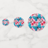 Custom butterfly birthday party matching set コンフェッティ (裏面)