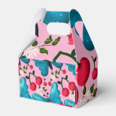 Custom butterfly birthday party matching set フェイバーボックス (裏面サイド)