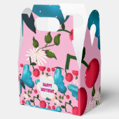 Custom butterfly birthday party matching set フェイバーボックス (オープン)