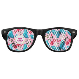Custom butterfly birthday party matching set レトロサングラス