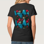 Custom butterfly birthday party matching set tシャツ (裏面)