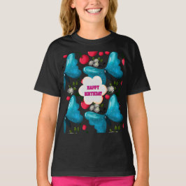 Custom butterfly birthday party matching set tシャツ
