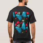 Custom butterfly birthday party matching set tシャツ (裏面)
