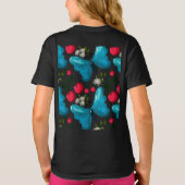 Custom butterfly birthday party matching set tシャツ (裏面)