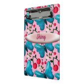 Custom butterfly floral pattern gift  ミニクリップボード (アングル2)