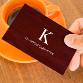 Custom Cabinets Business Card Template 名刺
