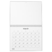 Custom Calendar  カレンダー (3月 2026)