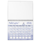 Custom Calendar Painted Seasons カレンダー (2月 2026)