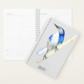 Custom California Scrub Jay プランナー手帳 (ディスプレー)