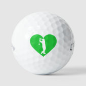 Custom Callaway Soft Golf Balls - I Love Golf ゴルフボール (正面)