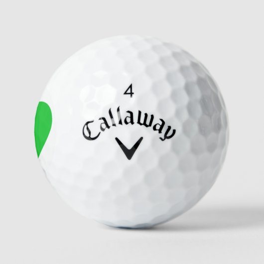 Custom Callaway Soft Golf Balls - I Love Golf ゴルフボール (ロゴ)