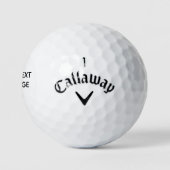 Custom Callaway Warbird Golf Balls One Dozen ゴルフボール (ロゴ)