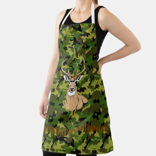 Custom camo Apron, Medium エプロン (インサイチュ)