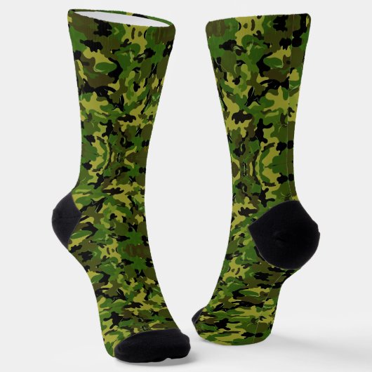 Custom camo whitetail crew socks ソックス (傾斜あり)