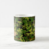 Custom camo whitetail mug コーヒーマグカップ (中央)