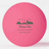 Custom Camp Bachelorette Party Ping Pong Ball 卓球ボール (裏面)