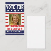 Custom Campaign Election 名刺 (正面/裏面)