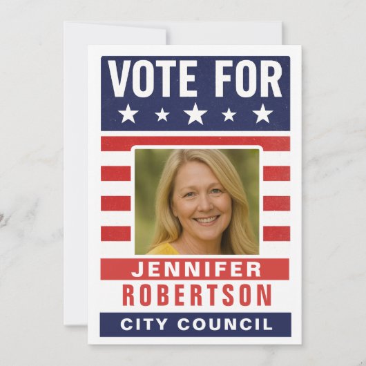 Custom Campaign Election 招待状 (正面)