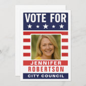 Custom Campaign Election 招待状 (正面/裏面)