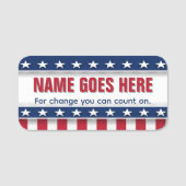 Custom Campaign Personalized Name 名札 (正面)