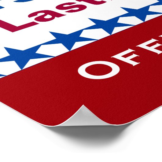 Custom Campaign Template ポスター (角)