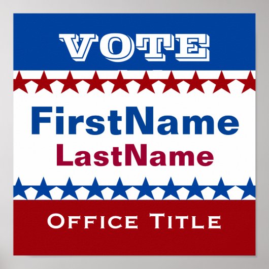 Custom Campaign Template ポスター (正面)