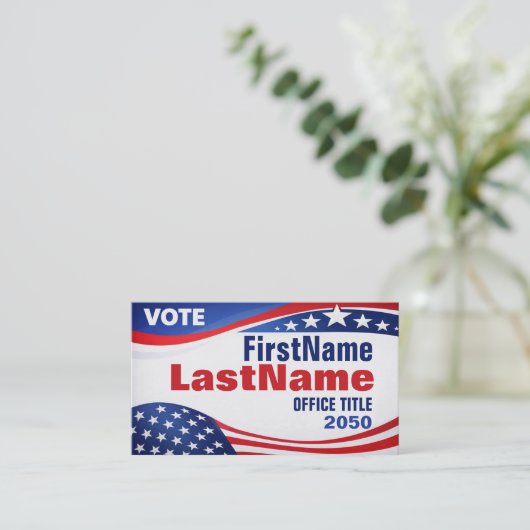 Custom Campaign Template Business Card 名刺 (スタンド正面)