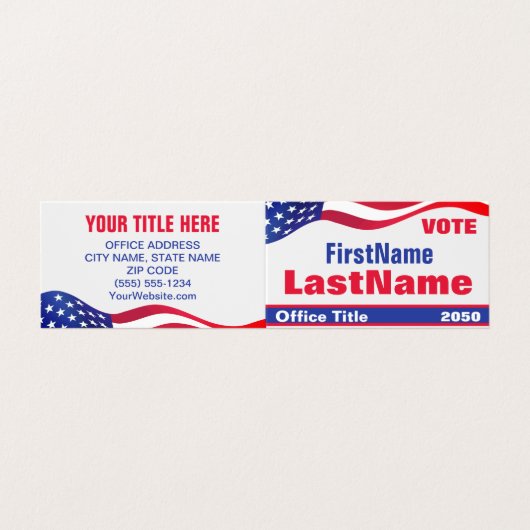 Custom Campaign Template Business Card 名刺 (外部フラット)